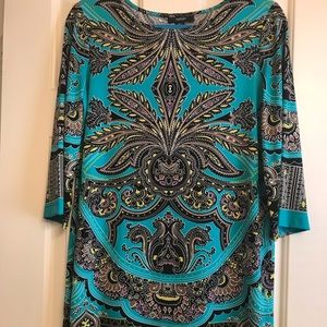 Alfani Dress in aqua blue